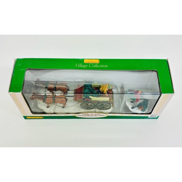 Lemax Christmas Tree Wagon Table Accents Vintage Collection New - Picture 6 of 10